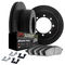 Dynamic Friction 3412-54040 - Brake Kit - Slotted Black Rotors with Ultimate Duty Performance Brake Pads includes Hardware