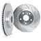 Dynamic Friction 7002-46049 - Drilled and Slotted Silver Rotors