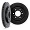 Dynamic Friction 8002-47071 - Drilled and Slotted-Black Rotors