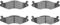 Dynamic Friction 6212-44001 - Brake Kit - Quickstop Rotors and Heavy Duty Brake Pads With Hardware