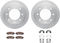 Dynamic Friction 6212-46001 - Brake Kit - Quickstop Rotors and Heavy Duty Brake Pads With Hardware