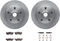Dynamic Friction 6212-47096 - Brake Kit - Quickstop Rotors and Heavy Duty Brake Pads With Hardware