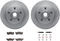 Dynamic Friction 6212-47104 - Brake Kit - Quickstop Rotors and Heavy Duty Brake Pads With Hardware