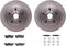 Dynamic Friction 6212-47119 - Brake Kit - Quickstop Rotors and Heavy Duty Brake Pads With Hardware