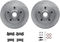 Dynamic Friction 6212-47136 - Brake Kit - Quickstop Rotors and Heavy Duty Brake Pads With Hardware