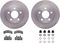 Dynamic Friction 6212-47155 - Brake Kit - Quickstop Rotors and Heavy Duty Brake Pads With Hardware