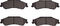 Dynamic Friction 6212-48001 - Brake Kit - Quickstop Rotors and Heavy Duty Brake Pads With Hardware