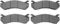 Dynamic Friction 6212-48010 - Brake Kit - Quickstop Rotors and Heavy Duty Brake Pads With Hardware