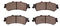Dynamic Friction 6212-48014 - Brake Kit - Quickstop Rotors and Heavy Duty Brake Pads With Hardware