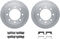 Dynamic Friction 6212-48025 - Brake Kit - Quickstop Rotors and Heavy Duty Brake Pads With Hardware