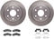 Dynamic Friction 6212-48031 - Brake Kit - Quickstop Rotors and Heavy Duty Brake Pads With Hardware