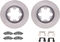 Dynamic Friction 6212-48058 - Brake Kit - Quickstop Rotors and Heavy Duty Brake Pads With Hardware