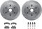 Dynamic Friction 6212-48132 - Brake Kit - Quickstop Rotors and Heavy Duty Brake Pads With Hardware