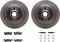 Dynamic Friction 6212-48147 - Brake Kit - Quickstop Rotors and Heavy Duty Brake Pads With Hardware