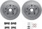 Dynamic Friction 6212-48150 - Brake Kit - Quickstop Rotors and Heavy Duty Brake Pads With Hardware