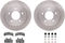 Dynamic Friction 6212-48162 - Brake Kit - Quickstop Rotors and Heavy Duty Brake Pads With Hardware