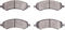 Dynamic Friction 6212-40424 - Brake Kit - Quickstop Rotors and Heavy Duty Brake Pads With Hardware