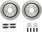Dynamic Friction 6212-40429 - Brake Kit - Quickstop Rotors and Heavy Duty Brake Pads With Hardware