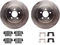Dynamic Friction 6212-39137 - Brake Kit - Quickstop Rotors and Heavy Duty Brake Pads With Hardware