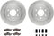 Dynamic Friction 6212-40385 - Brake Kit - Quickstop Rotors and Heavy Duty Brake Pads With Hardware