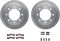 Dynamic Friction 6212-40402 - Brake Kit - Quickstop Rotors and Heavy Duty Brake Pads With Hardware