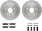 Dynamic Friction 6212-40423 - Brake Kit - Quickstop Rotors and Heavy Duty Brake Pads With Hardware