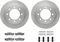 Dynamic Friction 6212-40450 - Brake Kit - Quickstop Rotors and Heavy Duty Brake Pads With Hardware