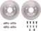 Dynamic Friction 6212-40462 - Brake Kit - Quickstop Rotors and Heavy Duty Brake Pads With Hardware