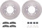 Dynamic Friction 6212-40486 - Brake Kit - Quickstop Rotors and Heavy Duty Brake Pads With Hardware
