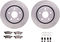 Dynamic Friction 6212-42004 - Brake Kit - Quickstop Rotors and Heavy Duty Brake Pads With Hardware