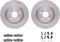 Dynamic Friction 6212-54011 - Brake Kit - Quickstop Rotors and Heavy Duty Brake Pads With Hardware