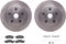 Dynamic Friction 6212-56028 - Brake Kit - Quickstop Rotors and Heavy Duty Brake Pads With Hardware