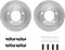 Dynamic Friction 6212-42139 - Brake Kit - Quickstop Rotors and Heavy Duty Brake Pads With Hardware