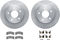 Dynamic Friction 6212-42178 - Brake Kit - Quickstop Rotors and Heavy Duty Brake Pads With Hardware