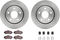 Dynamic Friction 6212-42201 - Brake Kit - Quickstop Rotors and Heavy Duty Brake Pads With Hardware