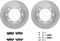 Dynamic Friction 6212-48372 - Brake Kit - Quickstop Rotors and Heavy Duty Brake Pads With Hardware