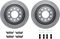 Dynamic Friction 6212-55001 - Brake Kit - Quickstop Rotors and Heavy Duty Brake Pads With Hardware