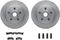 Dynamic Friction 6212-55014 - Brake Kit - Quickstop Rotors and Heavy Duty Brake Pads With Hardware