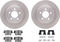 Dynamic Friction 6212-39113 - Brake Kit - Quickstop Rotors and Heavy Duty Brake Pads With Hardware