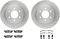 Dynamic Friction 6212-40384 - Brake Kit - Quickstop Rotors and Heavy Duty Brake Pads With Hardware