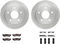 Dynamic Friction 6212-40408 - Brake Kit - Quickstop Rotors and Heavy Duty Brake Pads With Hardware
