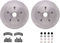 Dynamic Friction 6212-40360 - Brake Kit - Quickstop Rotors and Heavy Duty Brake Pads With Hardware