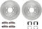 Dynamic Friction 6212-40438 - Brake Kit - Quickstop Rotors and Heavy Duty Brake Pads With Hardware