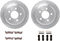 Dynamic Friction 6212-42168 - Brake Kit - Quickstop Rotors and Heavy Duty Brake Pads With Hardware