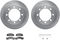 Dynamic Friction 6212-40289 - Brake Kit - Quickstop Rotors and Heavy Duty Brake Pads With Hardware