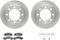 Dynamic Friction 6212-40343 - Brake Kit - Quickstop Rotors and Heavy Duty Brake Pads With Hardware