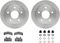 Dynamic Friction 6212-40366 - Brake Kit - Quickstop Rotors and Heavy Duty Brake Pads With Hardware