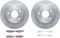 Dynamic Friction 6212-42177 - Brake Kit - Quickstop Rotors and Heavy Duty Brake Pads With Hardware