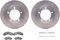 Dynamic Friction 6212-48195 - Brake Kit - Quickstop Rotors and Heavy Duty Brake Pads With Hardware