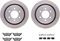 Dynamic Friction 6212-54028 - Brake Kit - Quickstop Rotors and Heavy Duty Brake Pads With Hardware